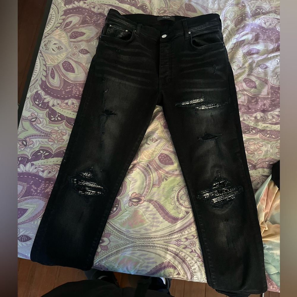 Black Amiri jeans size 34 true to size authentic jeans looking to sell